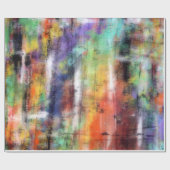 Künstlerischer Schmutz Geschenkpapier (Flach)