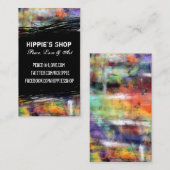 Künstlerischer Schmutz Visitenkarte (Vorne/Hinten)