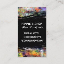 Künstlerischer Schmutz Visitenkarte