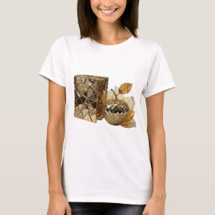 Künstlerischer Silber ABSTRACT ART Mode Druck T-Shirt