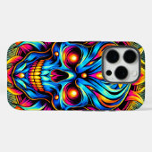 Künstlerischer Skull-Handy-Fall Case-Mate iPhone Hülle (Rückseite (Horizontal))