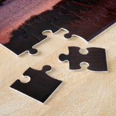 Künstlerischer Sonnenuntergang am Strand und Rober Puzzle (Seite)