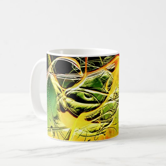 Künstlerischer Spritzer Kaffeetasse (Vorderseite Links)