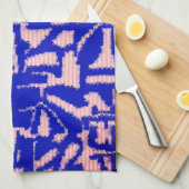 Künstlerischer Strick Design Küche Handtuch (Viertel Falte)