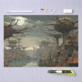 Künstlerischer Surrealismus Seidenpapier (Handwerk)