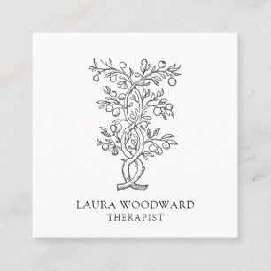 Künstlerischer Therapeut  Quadratische Visitenkarte