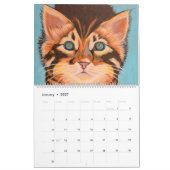 Künstlerischer Tierkalender Kalender (Jan 2027)