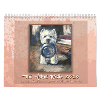 Künstlerischer Westie-Kalender von Deborah Borgo Kalender