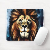 Künstlerischer Wilder Afrikanische Löwe Mousepad (Mit Mouse)