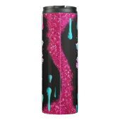 künstlerischer Zuckerschädel Thermosbecher (Rückseite)