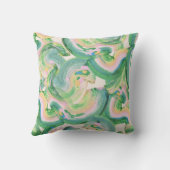 künstlerisches Abstrakt Kissen (Rückseite)