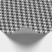 Künstlerisches Abstraktes geometrisches Quadrat-Dr Geschenkpapier (Ecke)