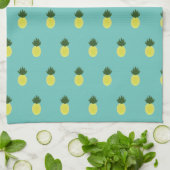 Künstlerisches Ananas-Muster Geschirrtuch (Gefaltet)