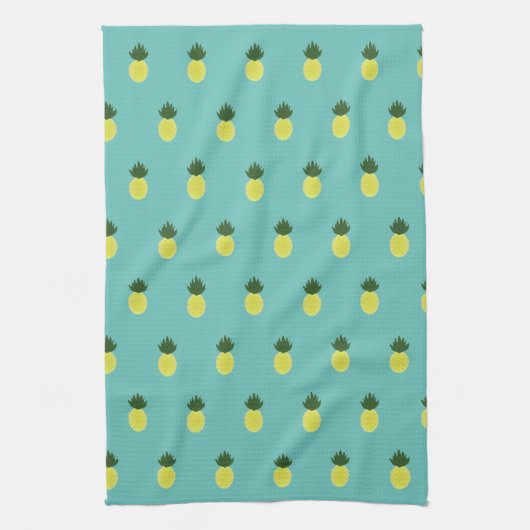Künstlerisches Ananas-Muster Geschirrtuch (Vertikal)