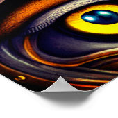Künstlerisches Auge Poster (Ecke)