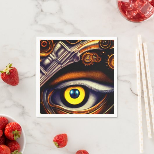 Künstlerisches Auge Serviette (Beispiel)