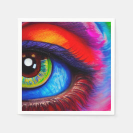 Künstlerisches Auge Serviette