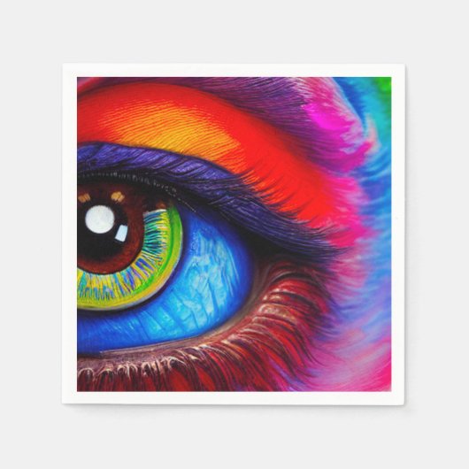 Künstlerisches Auge Serviette (Vorderseite)