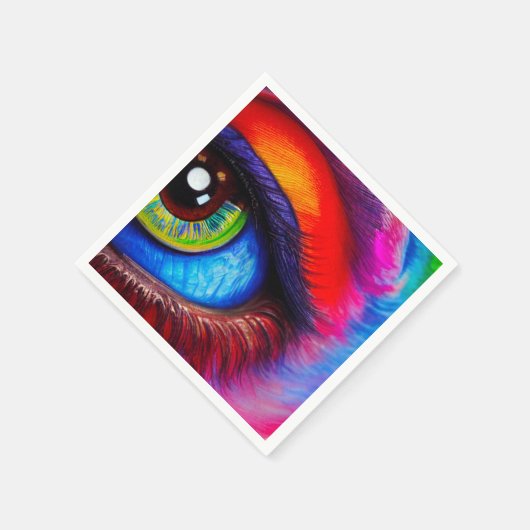 Künstlerisches Auge Serviette (Ecke)