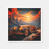 Künstlerisches Auto Serviette (Vorderseite)