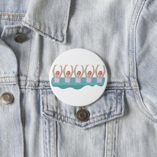 Künstlerisches Baden | Künstlerische Schwimmillust Button (Beispiel)