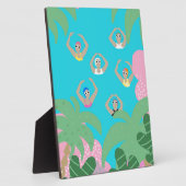 Künstlerisches Baden | Künstlerische Schwimmillust Fotoplatte (Seite)