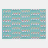 Künstlerisches Baden | Künstlerische Schwimmillust Geschenkpapier Set (Vorderseite)