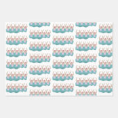 Künstlerisches Baden | Künstlerische Schwimmillust Geschenkpapier Set (Vorderseite 2)