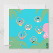 Künstlerisches Baden | Künstlerische Schwimmillust Karte (Vorderseite)