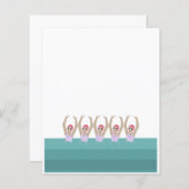 Künstlerisches Baden | Synchro Schwimmplanpapier (Vorne/Hinten)