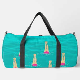 Künstlerisches Baden unter Wasser Duffle Bag