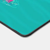 Künstlerisches Baden unter Wasser Schreibtischunterlage (Ecke)