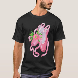 Künstlerisches Ballett Balletttänzerin Pointe Barr T-Shirt