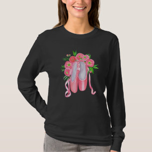 Künstlerisches Ballett Balletttänzerin Pointe Barr T-Shirt