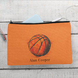 Künstlerisches Basketball Sport Custom Kids Zubehörtasche