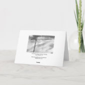 Künstlerisches Bau-Kran-Schwarzweiss-Foto Karte (Rückseite)