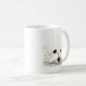Künstlerisches Bichon Hauptaquarell Kaffeetasse (VorderseiteRechts)