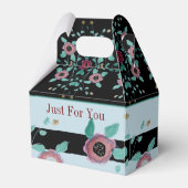 Künstlerisches Blumendesign Geschenkschachtel (Vorderseite)