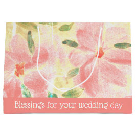 Künstlerisches Blumendesign Große Geschenktüte