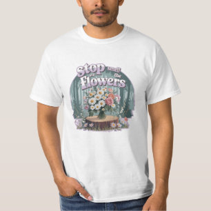 Künstlerisches Blumenwerk für Naturfans T-Shirt