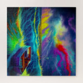 Künstlerisches Bootsdesign Puzzle (Horizontal)