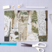 Künstlerisches Collage-Papier:-Botanisch Seidenpapier (Handwerk)
