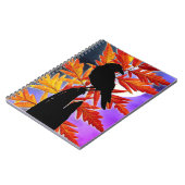 Künstlerisches Crow-Notebook Notizblock (Linke Seite)