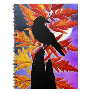 Künstlerisches Crow-Notebook Notizblock