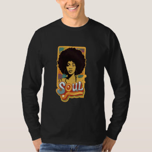 Künstlerisches Damen-Funk-Shirt Vintage 70er Jahre T-Shirt