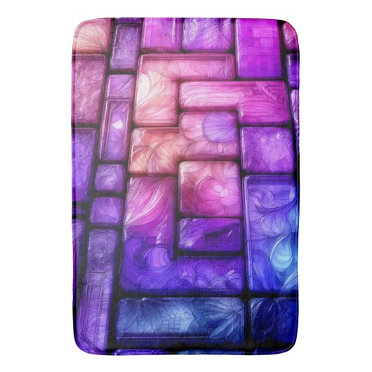 Künstlerisches Design Badematte (Vorderseite Vertikal)