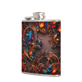 Künstlerisches Design Flachmann (Links)