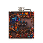 Künstlerisches Design Flachmann (Rückseite)