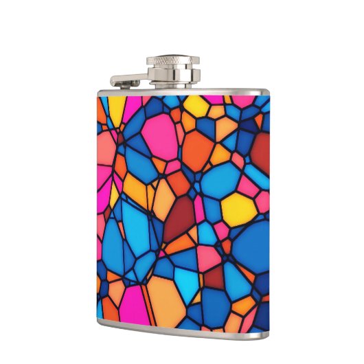 Künstlerisches Design Flachmann (Links)