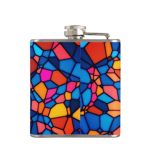 Künstlerisches Design Flachmann (Rückseite)